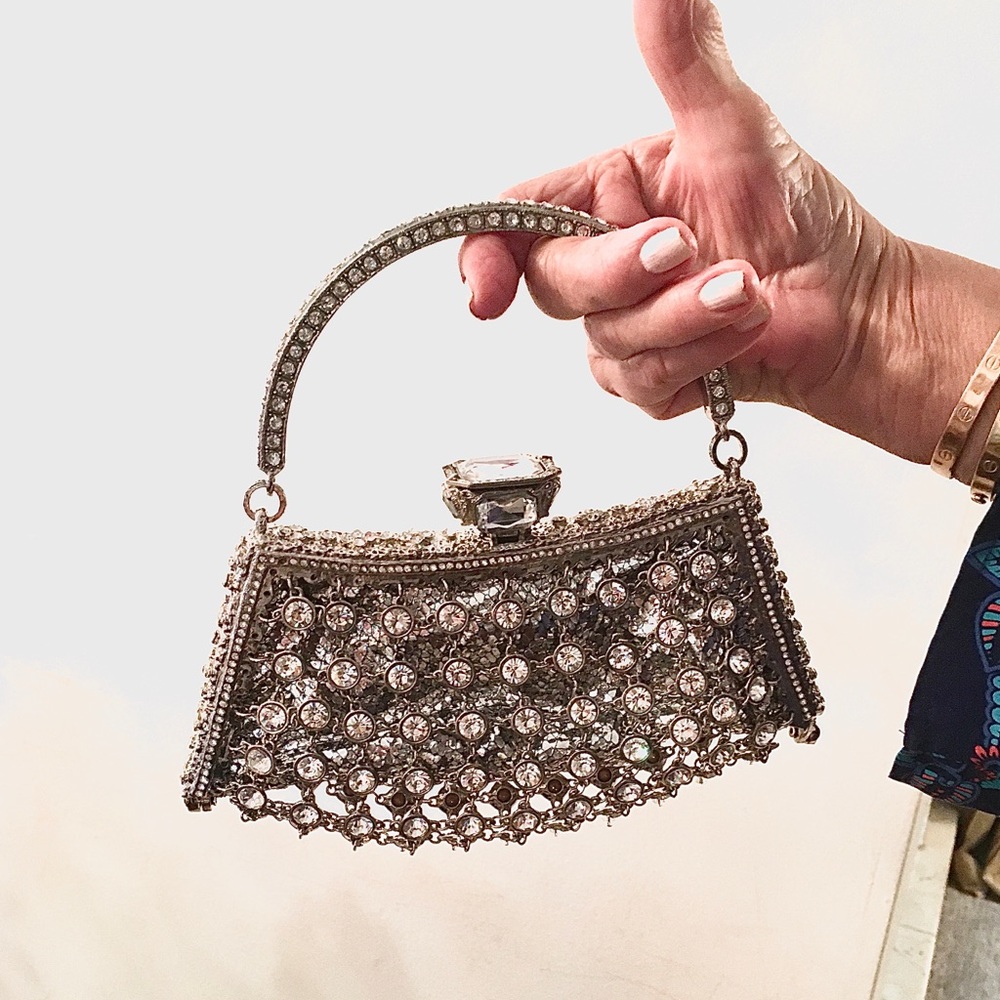Silver mini purse (BESSO)